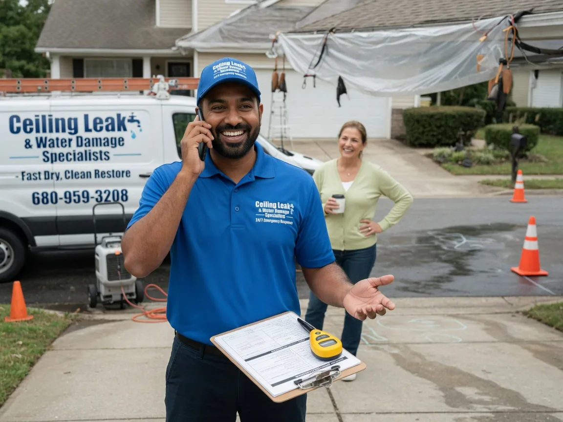 Ceiling Leak Cleanup De Kalb, TX FAQs